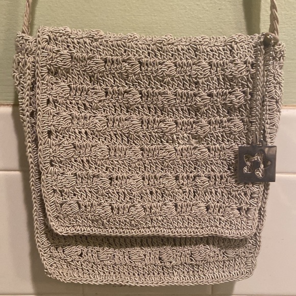 ❤️Kithie Lee Collection Cross Body Shoulder Handbag Small woven Fabric - Picture 2 of 5